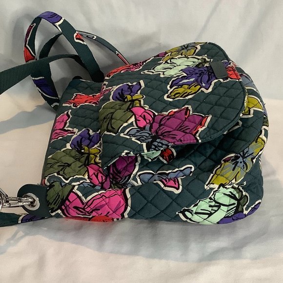 Vera Bradley Carson Shoulder Bag in Falling Flowers - Picture 5 of 9